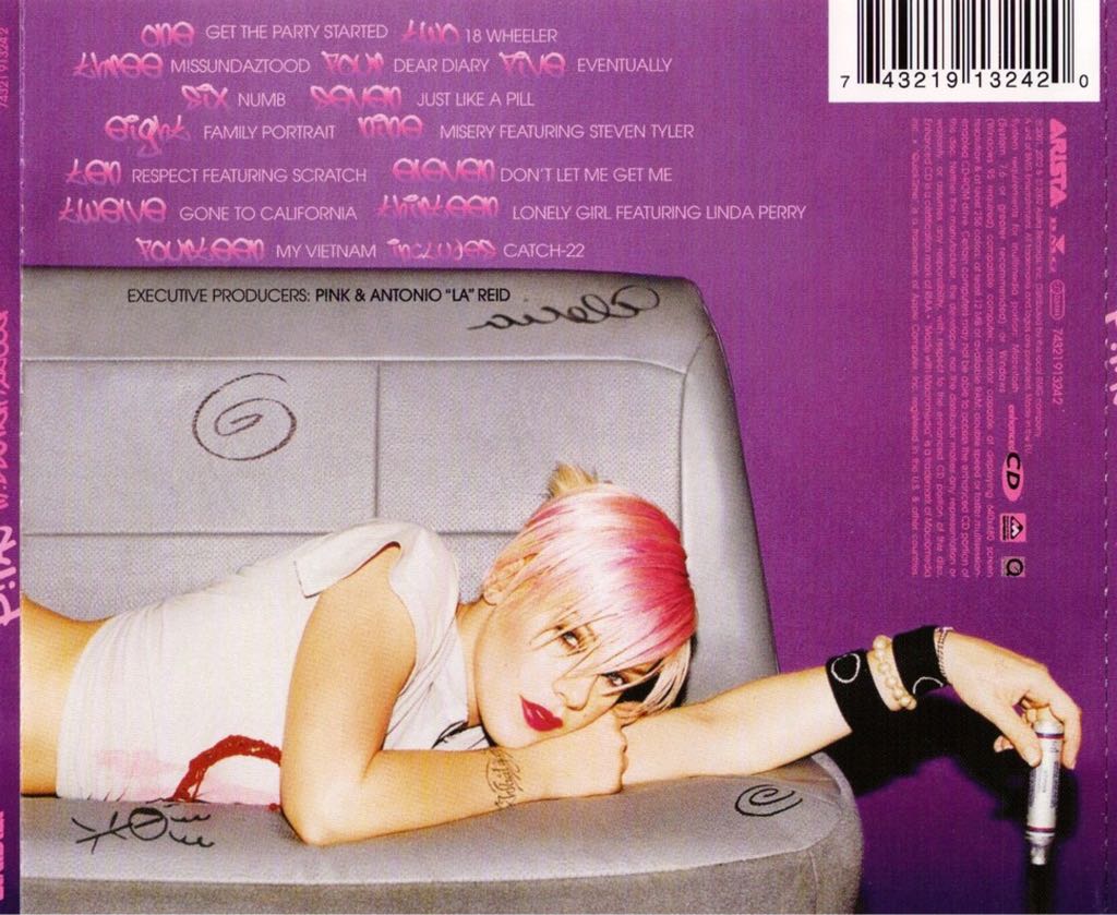 Missundaztood - Pink (MP3) music collectible [Barcode 888751060425] - Main Image 2