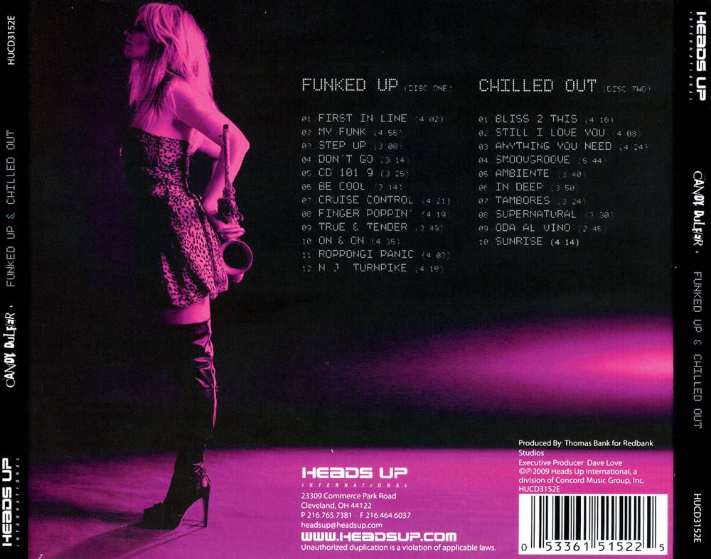 Funked Up and Chilled Out - Dulfer, Candy (CD - 48) music collectible [Barcode 053361515225] - Main Image 2