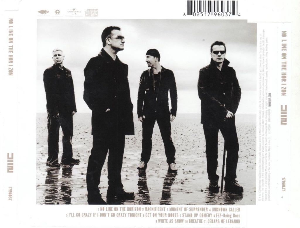 No Line On The Horizon - U2 (12”) music collectible [Barcode 602517960381] - Main Image 2