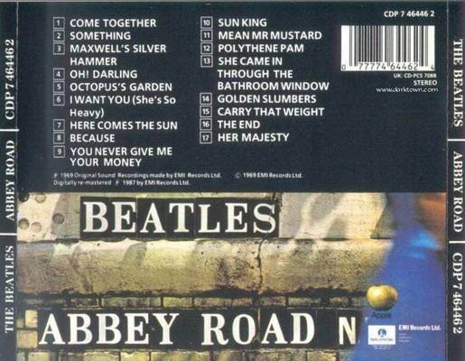 Abbey Road - The Beatles (CD - 47) music collectible [Barcode 094638246824] - Main Image 2