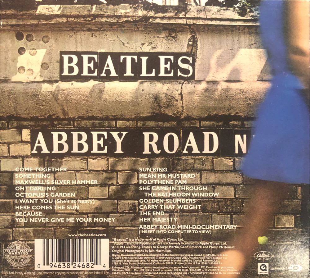 Abbey Road - The Beatles (CD - 47) music collectible [Barcode 094638246824] - Main Image 3