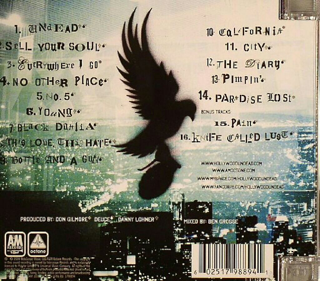 Swan Songs - Hollywood Undead (CD - 50) music collectible [Barcode 602517725416] - Main Image 2