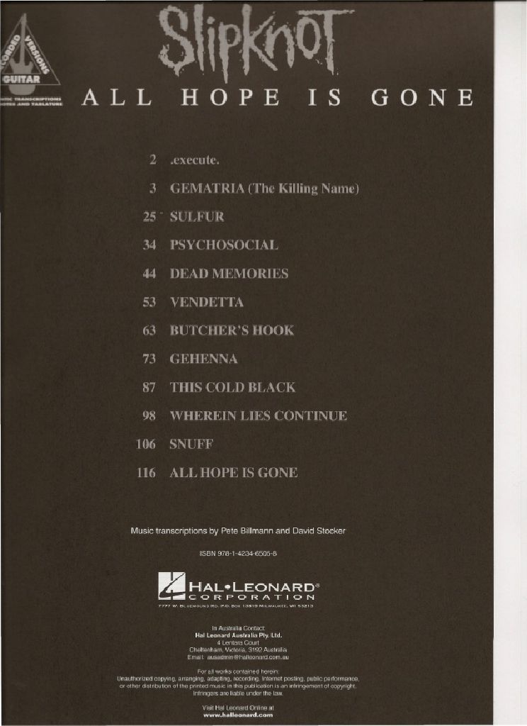 All Hope Is Gone - Slipknot (CD) music collectible - Main Image 2