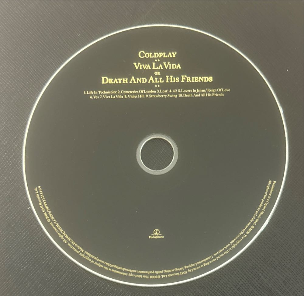 Viva La Vida Or Death And All His Friends - Coldplay (CD - 46) music collectible [Barcode 5099921211409] - Main Image 4