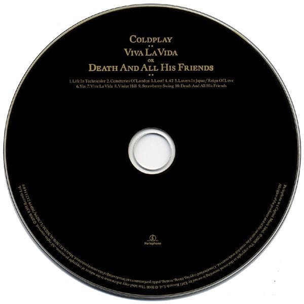 Viva La Vida - Coldplay (CD - 45:49) music collectible [Barcode 5099921688805] - Main Image 4