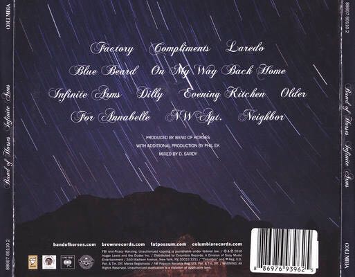Infinite Arms - Band of Horses (CD) music collectible - Main Image 2