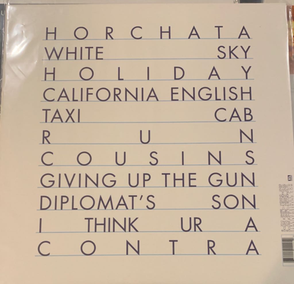 Contra - Vampire Weekend (12” - 37) music collectible [Barcode 634904042912] - Main Image 2