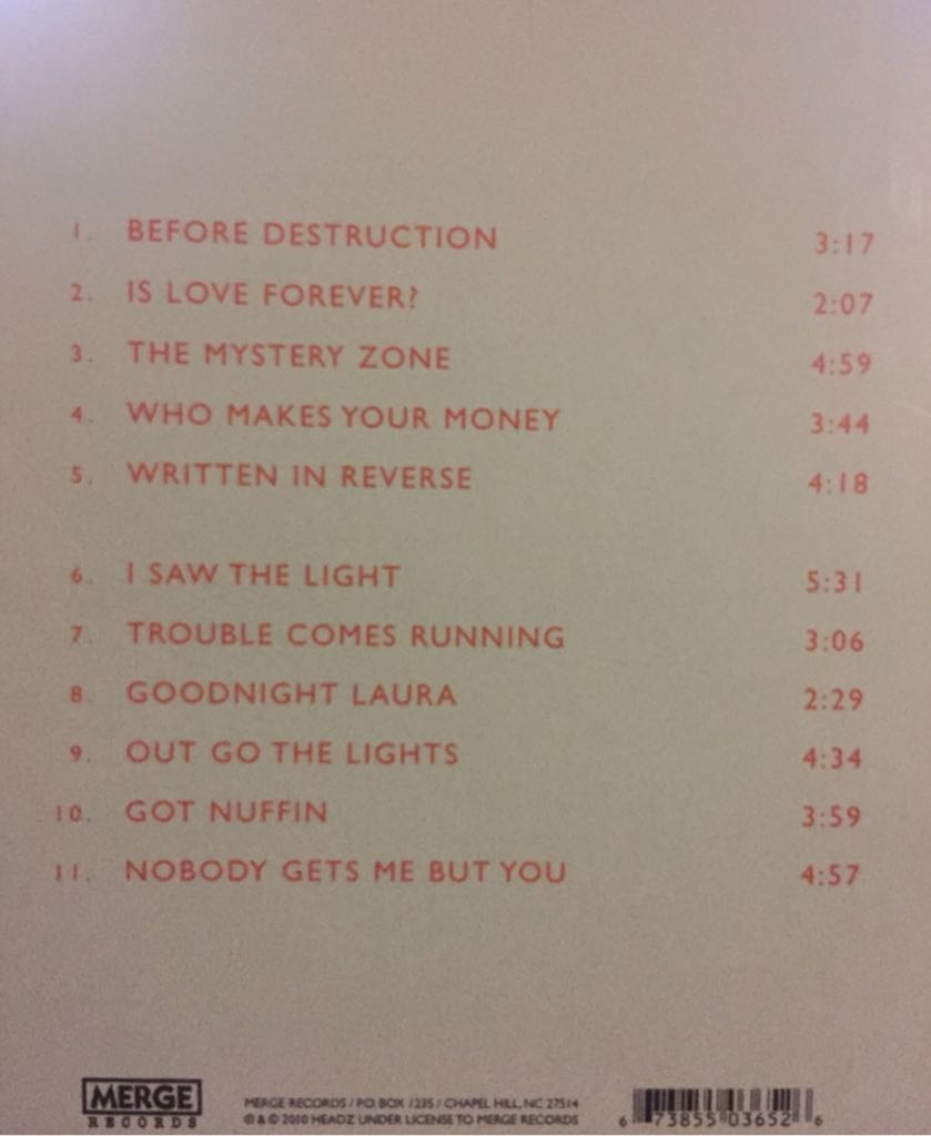 Transference - Spoon (CD - 43) music collectible [Barcode 673855036526] - Main Image 2