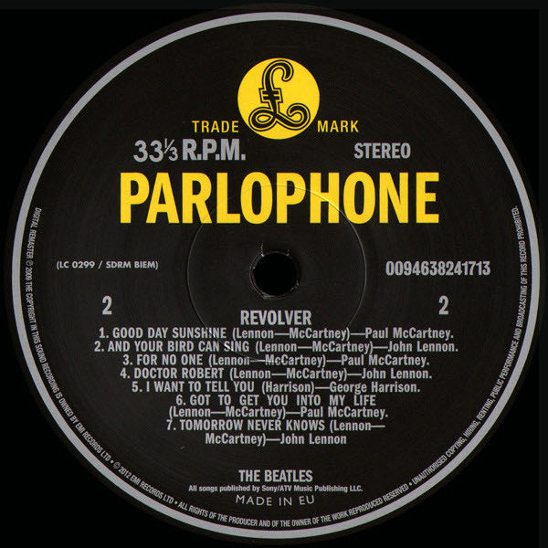 Revolver - The Beatles (12” - 3440) music collectible [Barcode 0094638241713] - Main Image 4