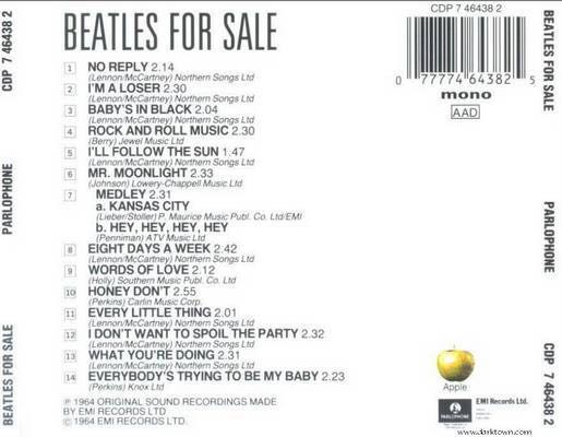 Beatles For Sale - Beatles, The (CD - 34) music collectible - Main Image 2