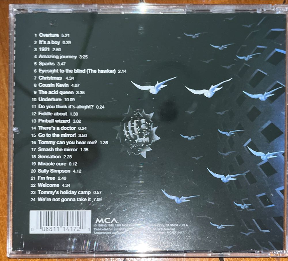 Tommy (Mobile Fidelity) - Who, The (CD - 76) music collectible [Barcode 008811141721] - Main Image 3