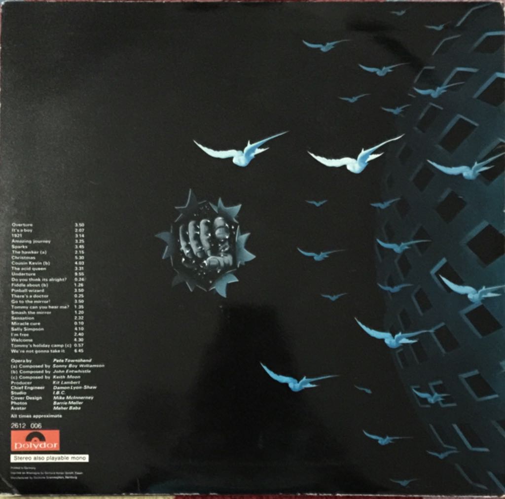 Tommy - Who, The (12” - 44) music collectible - Main Image 2