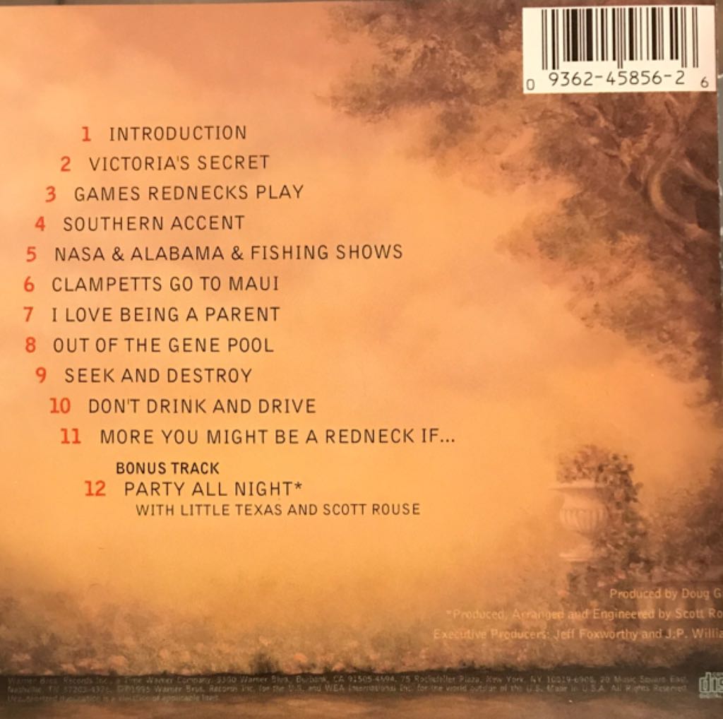 Games Rednecks Play - Jeff Foxworthy (CD - 131) music collectible [Barcode 093624585626] - Main Image 2