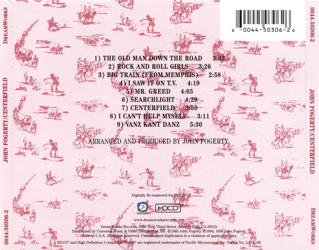 Centerfield - John Fogerty (CD) music collectible - Main Image 2