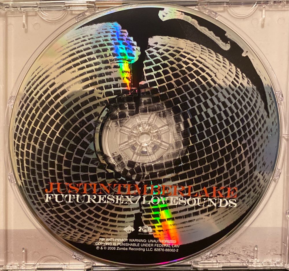 Futuresex/Lovesounds - Justin Timberlake (CD - 72) music collectible [Barcode 828768806227] - Main Image 3