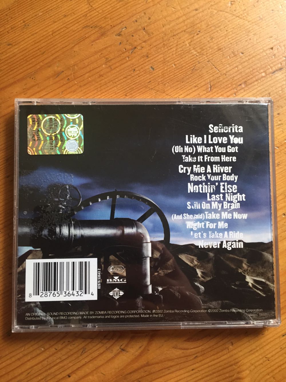 Justified - Justin Timberlake (CD - 6315) music collectible [Barcode 828765364324] - Main Image 3