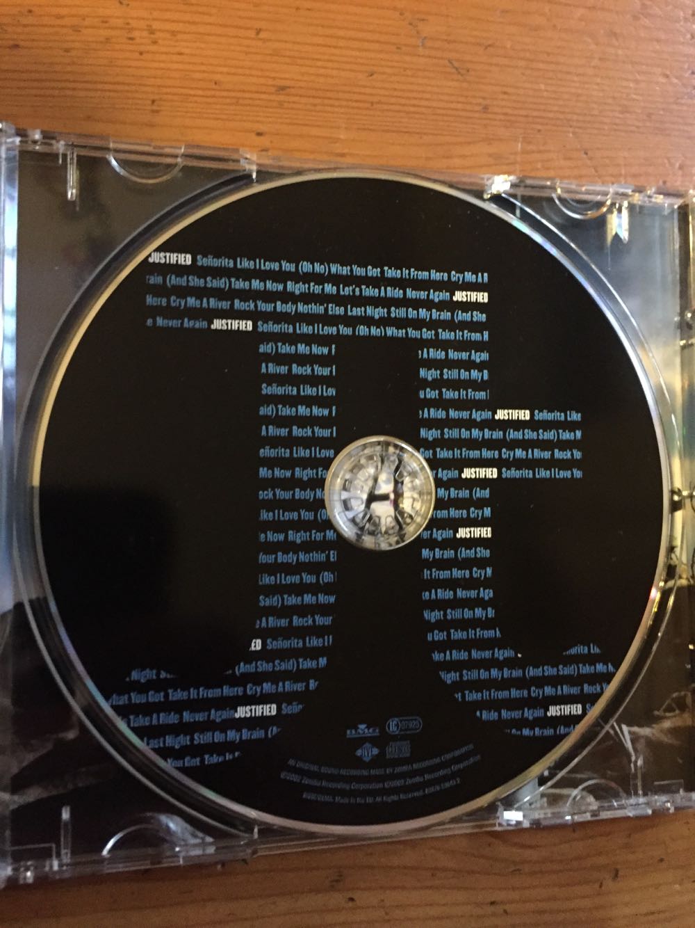 Justified - Justin Timberlake (CD - 6315) music collectible [Barcode 828765364324] - Main Image 4