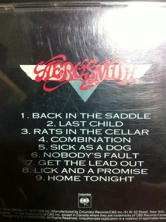 Rocks - Aerosmith (CD - 34) music collectible [Barcode 074643416528] - Main Image 2