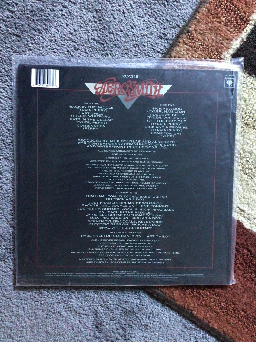 Rocks - Aerosmith (12”) music collectible [Barcode 888837609418] - Main Image 3