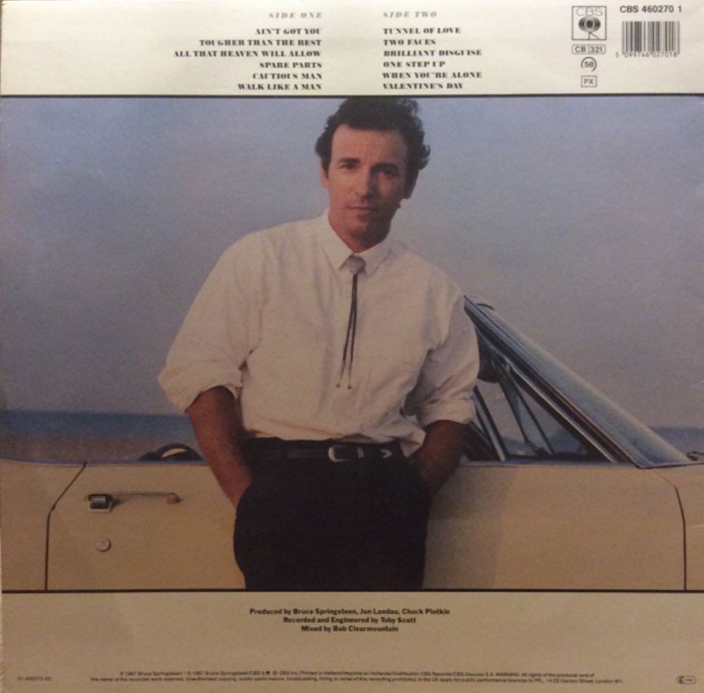 Tunnel Of Love - Springsteen, Bruce (12”) music collectible [Barcode 5099746027018] - Main Image 2