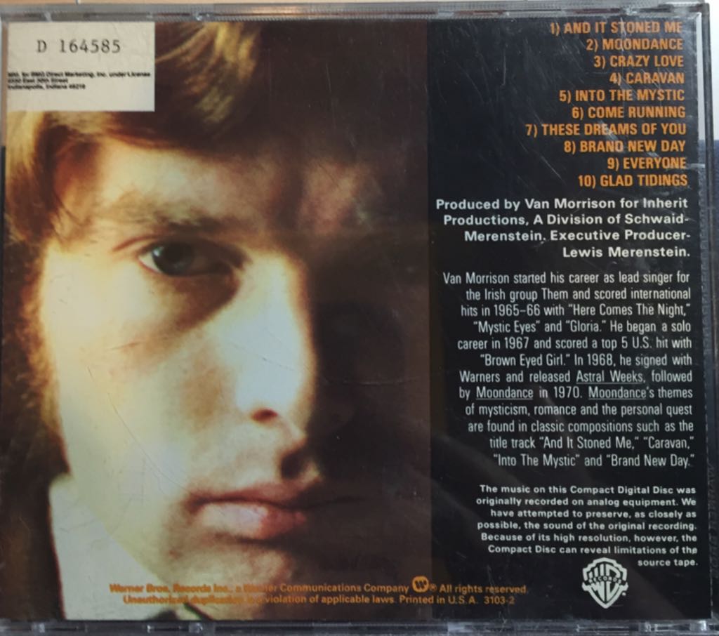 Moondance - Van Morrison (CD) music collectible - Main Image 2