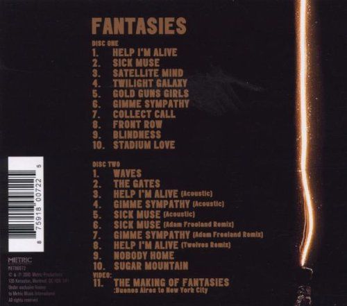 Fantasies - Metric (CD) music collectible - Main Image 2