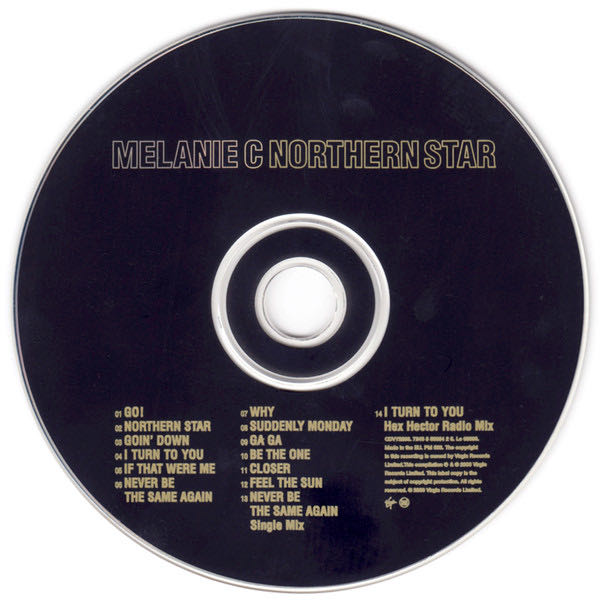 Northern Star - Melanie C (CD - 55) music collectible [Barcode 724385006425] - Main Image 3