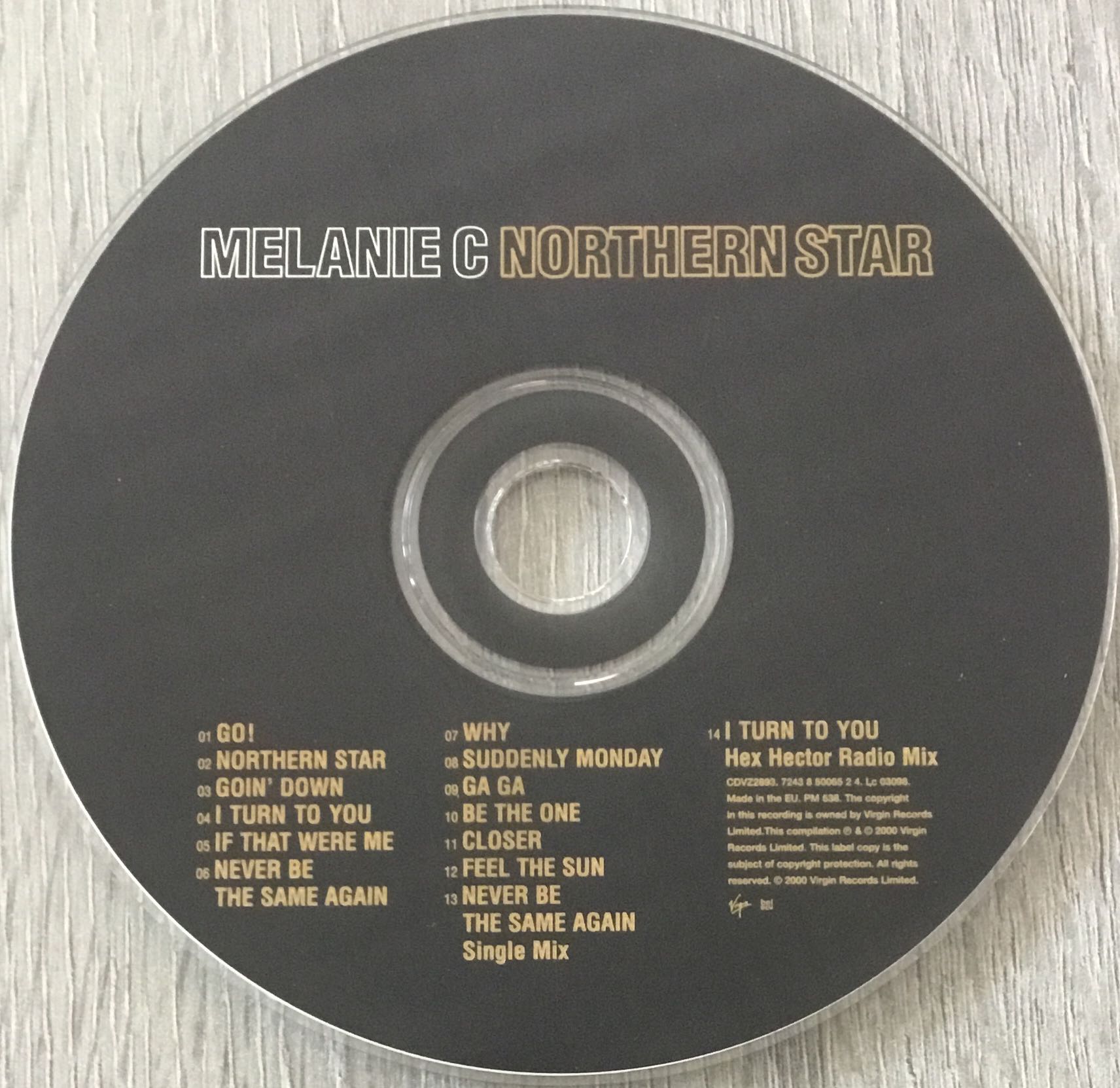 Northern Star - Melanie C (CD - 62) music collectible [Barcode 724385006524] - Main Image 4