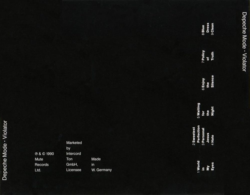 Violator - Depeche Mode (CD - 47) music collectible [Barcode 3268440307432] - Main Image 2