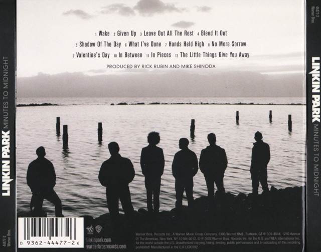 Minutes to Midnight - Linkin Park (CD - 50) music collectible [Barcode 093624999553] - Main Image 2