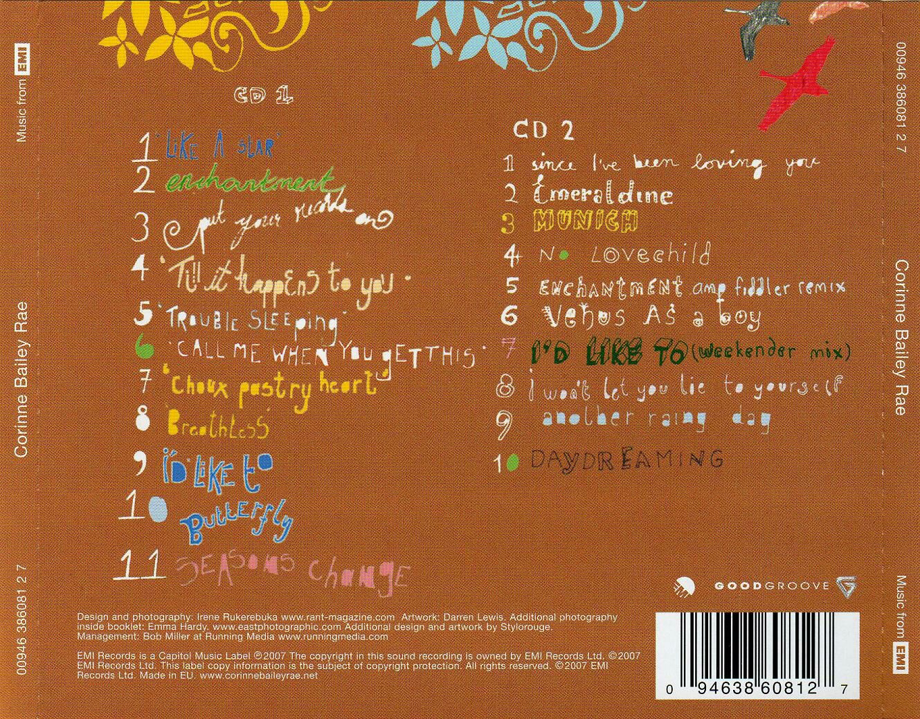 Corinne Bailey Rae - Corinne Bailey Rae music collectible [Barcode 094638608127] - Main Image 2