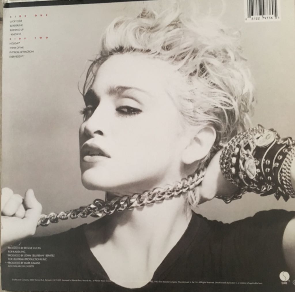 Madonna - Madonna (12” - 40) music collectible [Barcode 081227973605] - Main Image 2