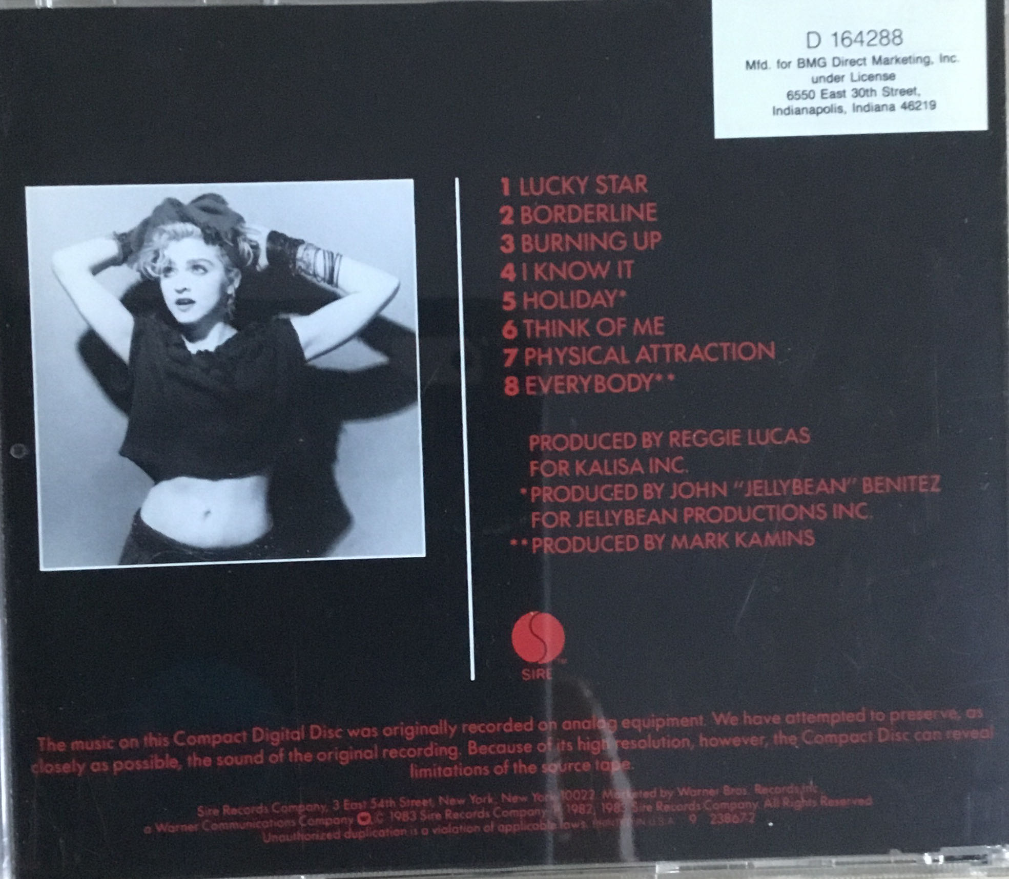 Madonna - Madonna (CD) music collectible - Main Image 2