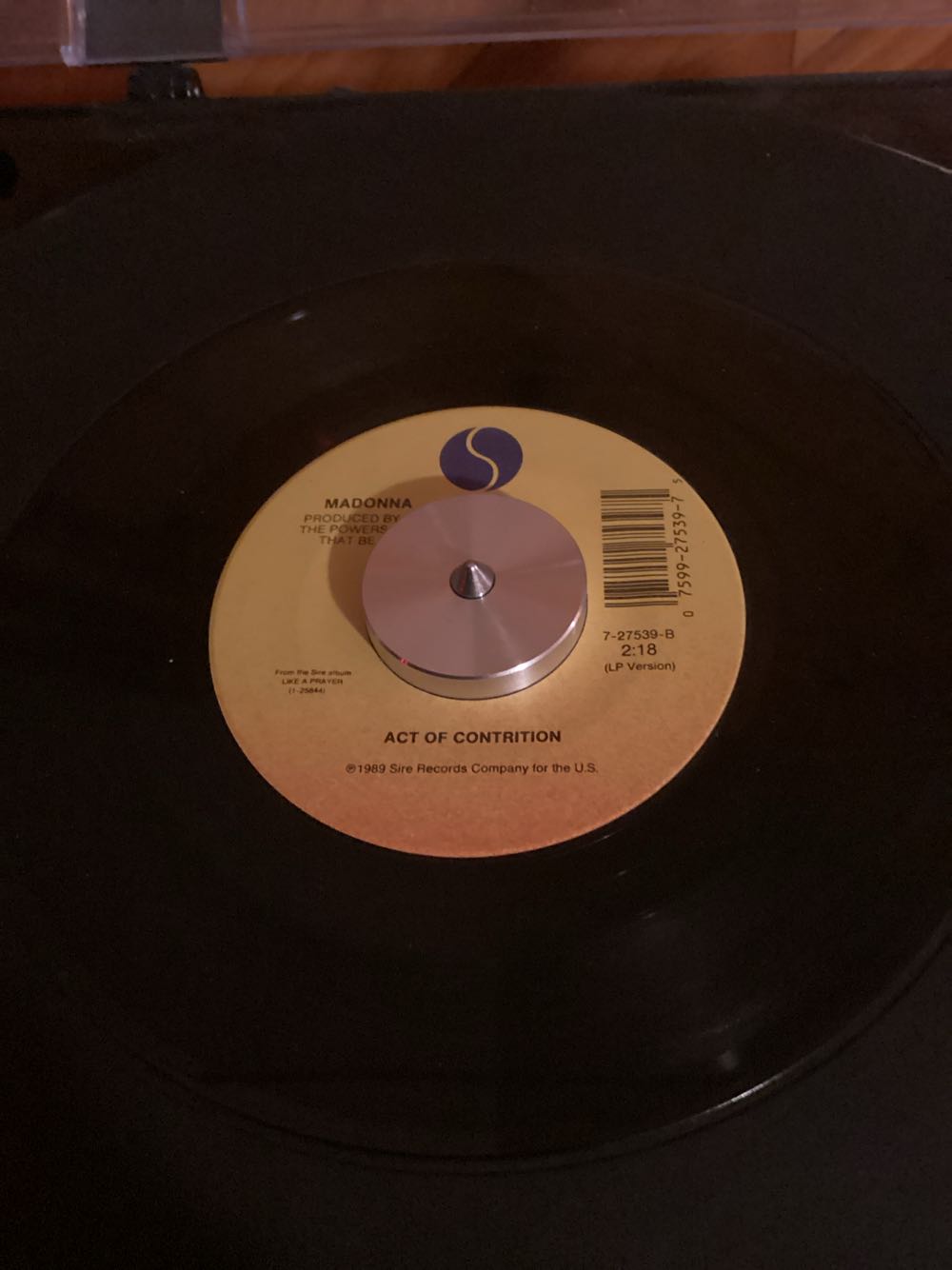 Like A Prayer - Madonna (7”) music collectible [Barcode 075992753975] - Main Image 2