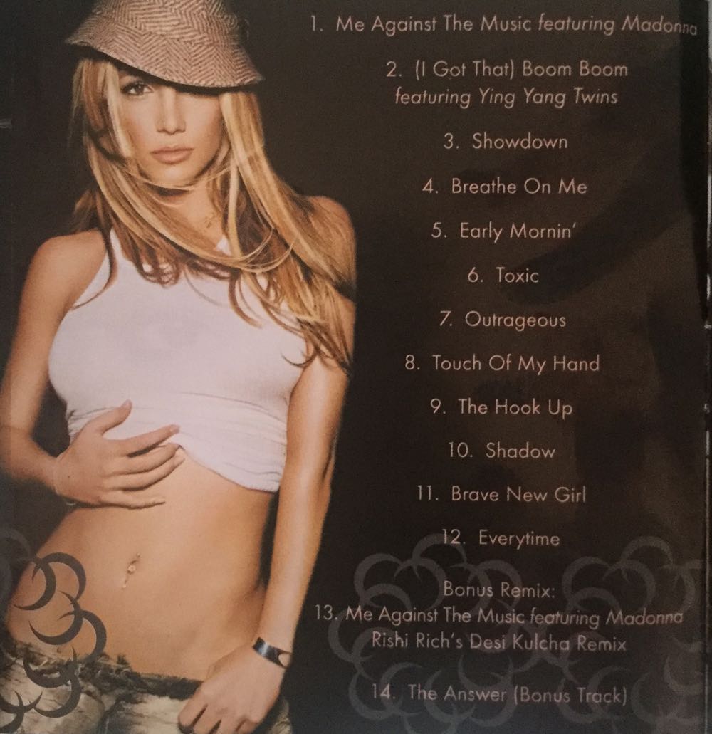 In the Zone - Britney Spears (CD-R - 49.52) music collectible [Barcode 828765712828] - Main Image 4