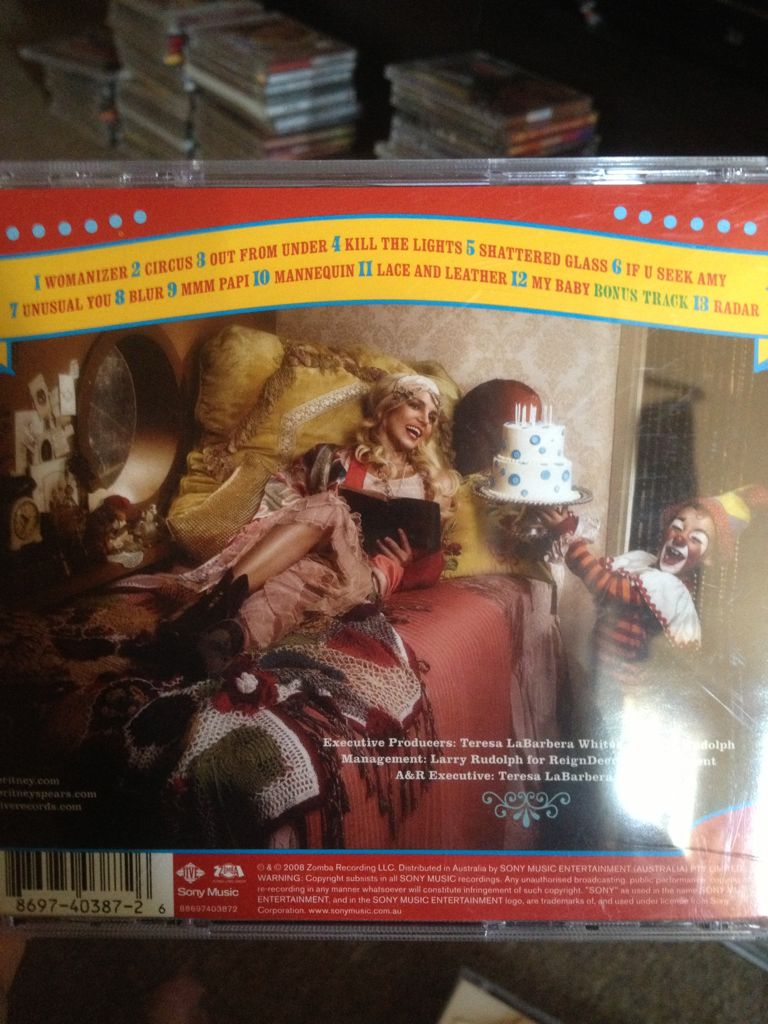 Circus - Britney Spears (CD - 46.15) music collectible [Barcode 886974038726] - Main Image 2
