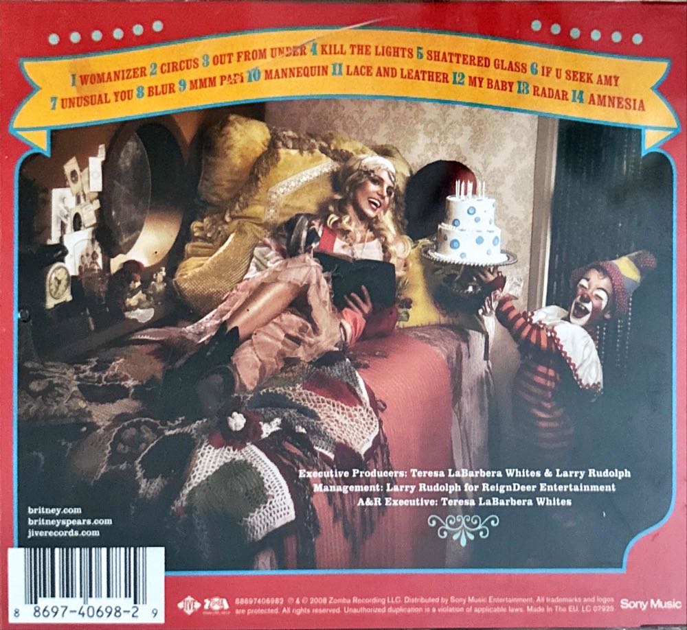 Circus - Britney Spears (CD) music collectible [Barcode 886974069829] - Main Image 2