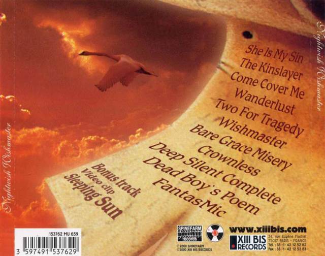 Wishmaster - Nightwish (CD - 53) music collectible [Barcode 044006452524] - Main Image 2
