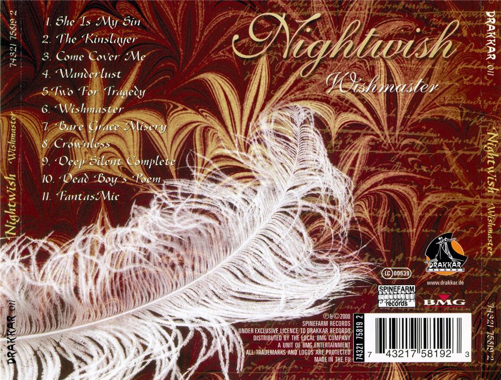 Wishmaster - Nightwish (CD) music collectible [Barcode 743217581923] - Main Image 2