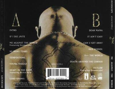 Me Against The World - 2pac (CD) music collectible - Main Image 2
