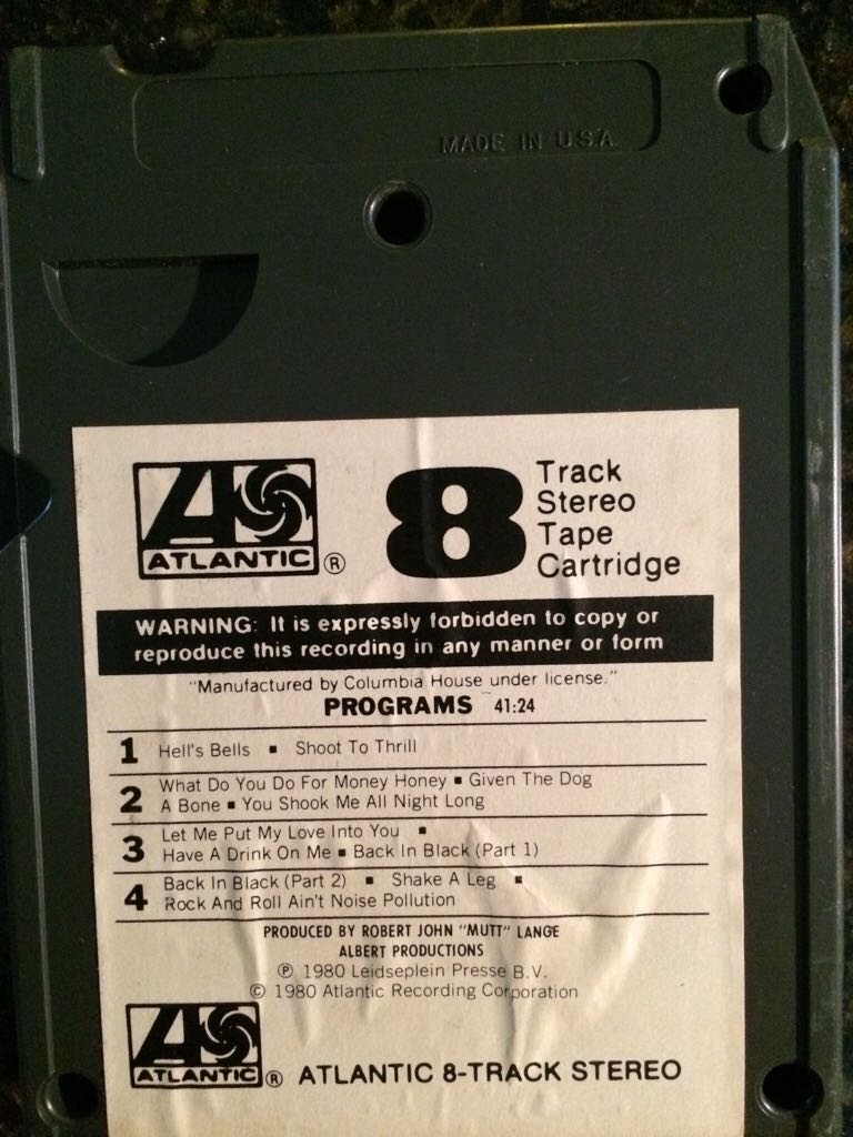 CD : Back In Black - AC/DC (CD) music collectible [Barcode 696992080726] - Main Image 2