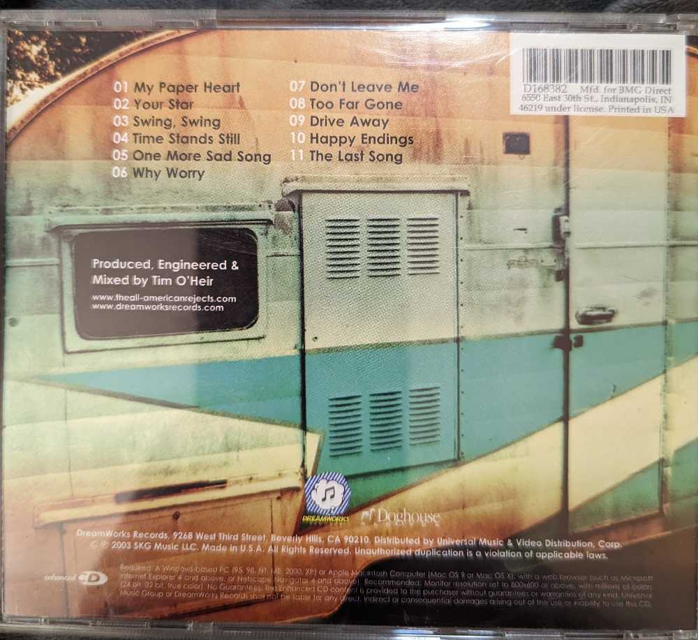 The All-American Rejects - The All American Rejects (12” - 43) music collectible - Main Image 2