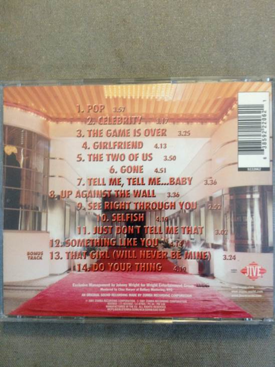 Celebrity (Japan) - *NSYNC (CD) music collectible [Barcode 638592220621] - Main Image 2