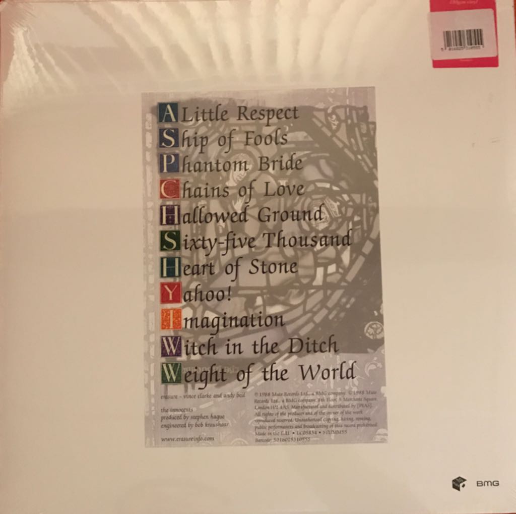 The Innocents - Erasure (12” - 40) music collectible [Barcode 5016025310555] - Main Image 2