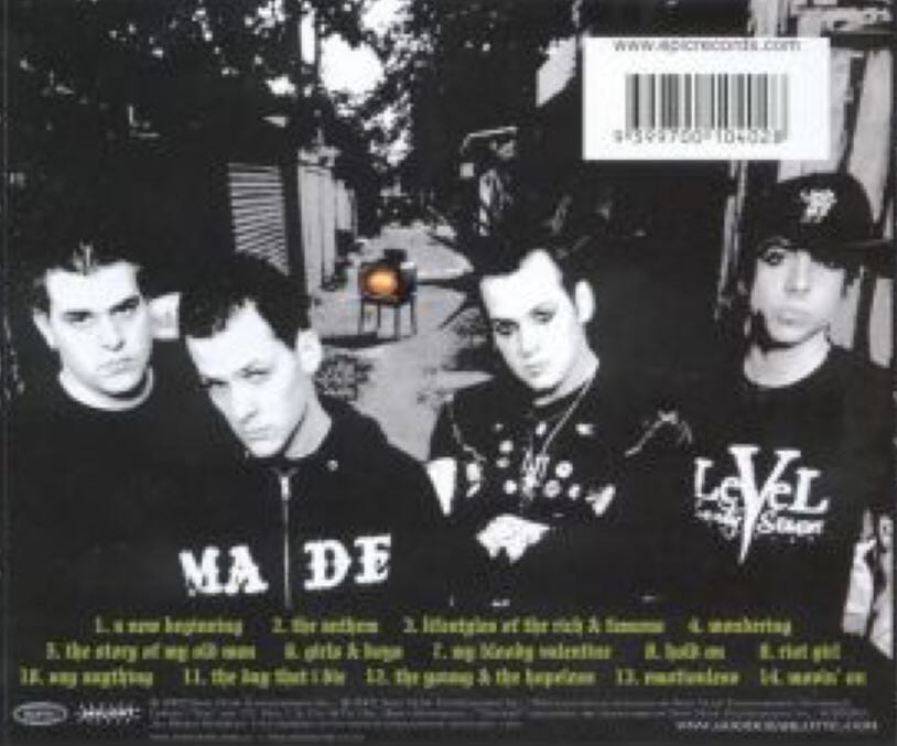 The Young And The Hopeless - Good Charlotte (CD - 4554) music collectible [Barcode 696998648623] - Main Image 2