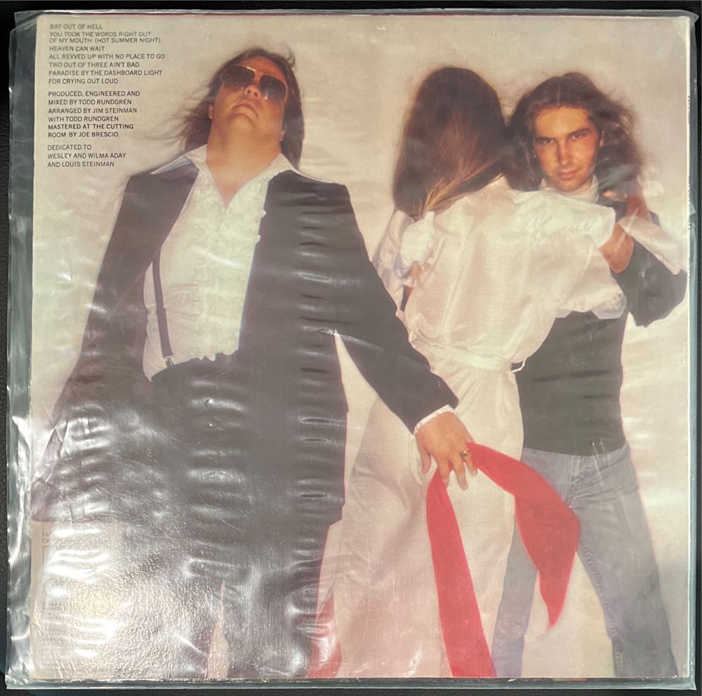 Bat Out Of Hell - Meat Loaf (12” - 1) music collectible [Barcode 399708241923] - Main Image 2