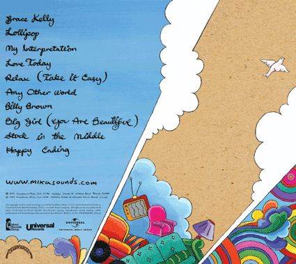 Life In Cartoon Motion - Mika (CD - 44) music collectible [Barcode 602517233829] - Main Image 2