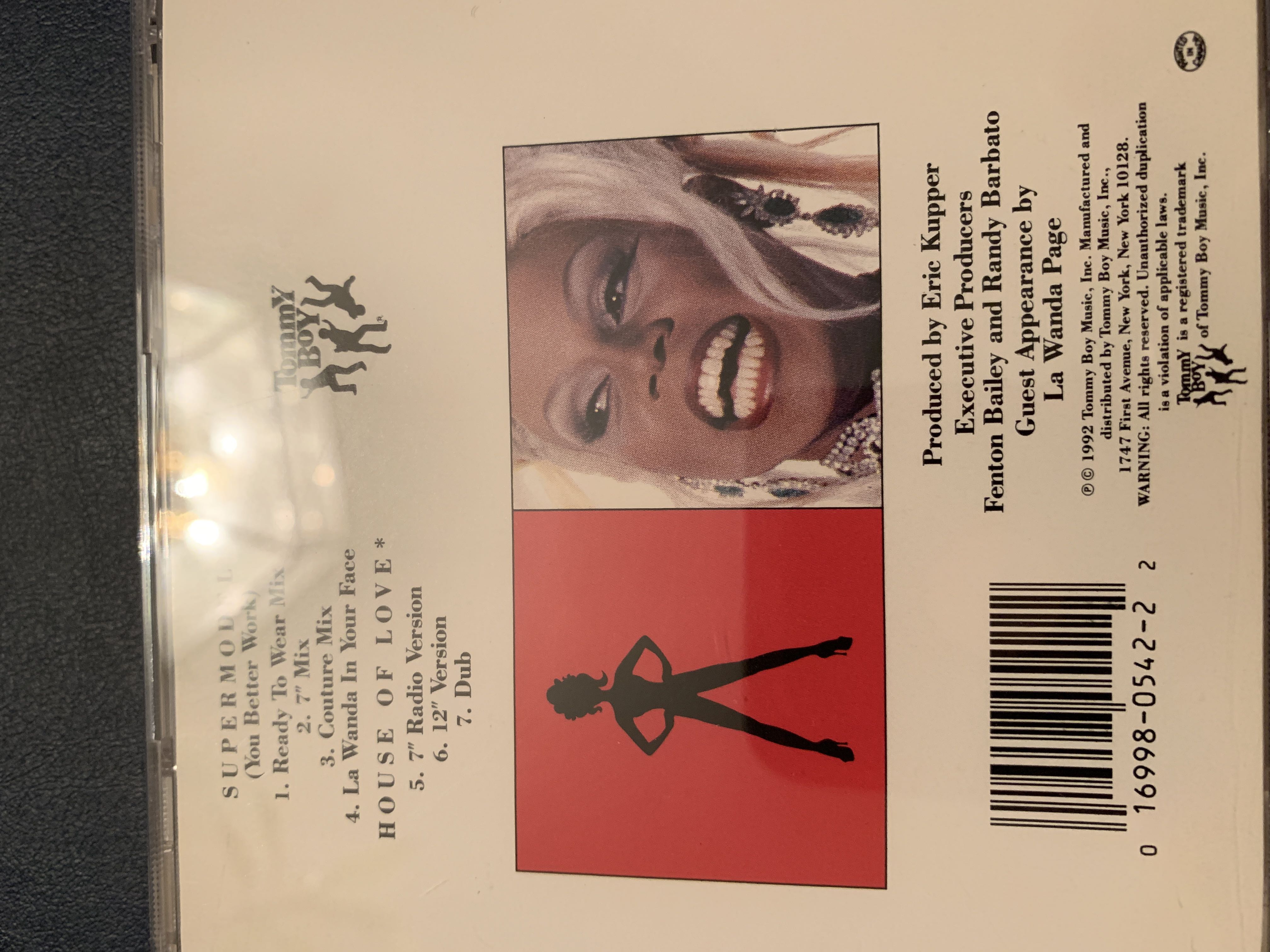 Supermodel (You Better Work) CDM (US) - RuPaul (CD) music collectible [Barcode 016998054222] - Main Image 2