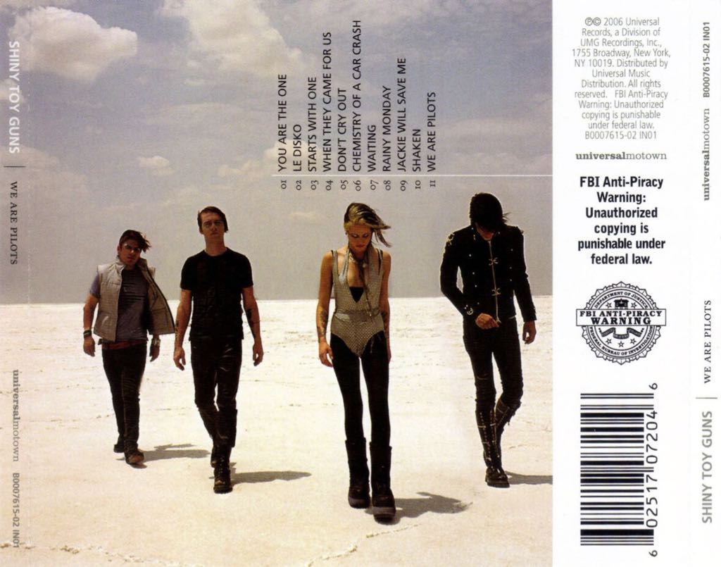 We Are Pilots (MP3) - Shiny Toy Guns (CD - 45) music collectible [Barcode 602517072046] - Main Image 2