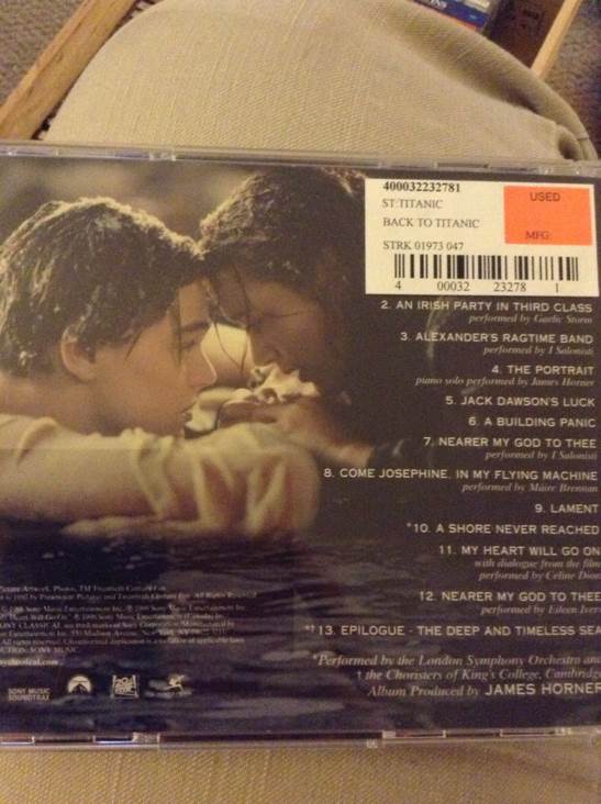Back To Titanic - Soundtrack (CD - 79) music collectible [Barcode 9399700054057] - Main Image 2
